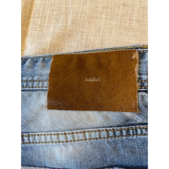 AKOO Denim Jeans‎ Mens 44 Logger Fit Blue Distressed - Picture 2 of 14